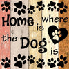 Diamond Painting Dog Sweet Home Hout-Diamond Painter