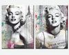 Diamond Painting Zwart Wit Marilyn Monroe 2 Luiken-Diamond Painter