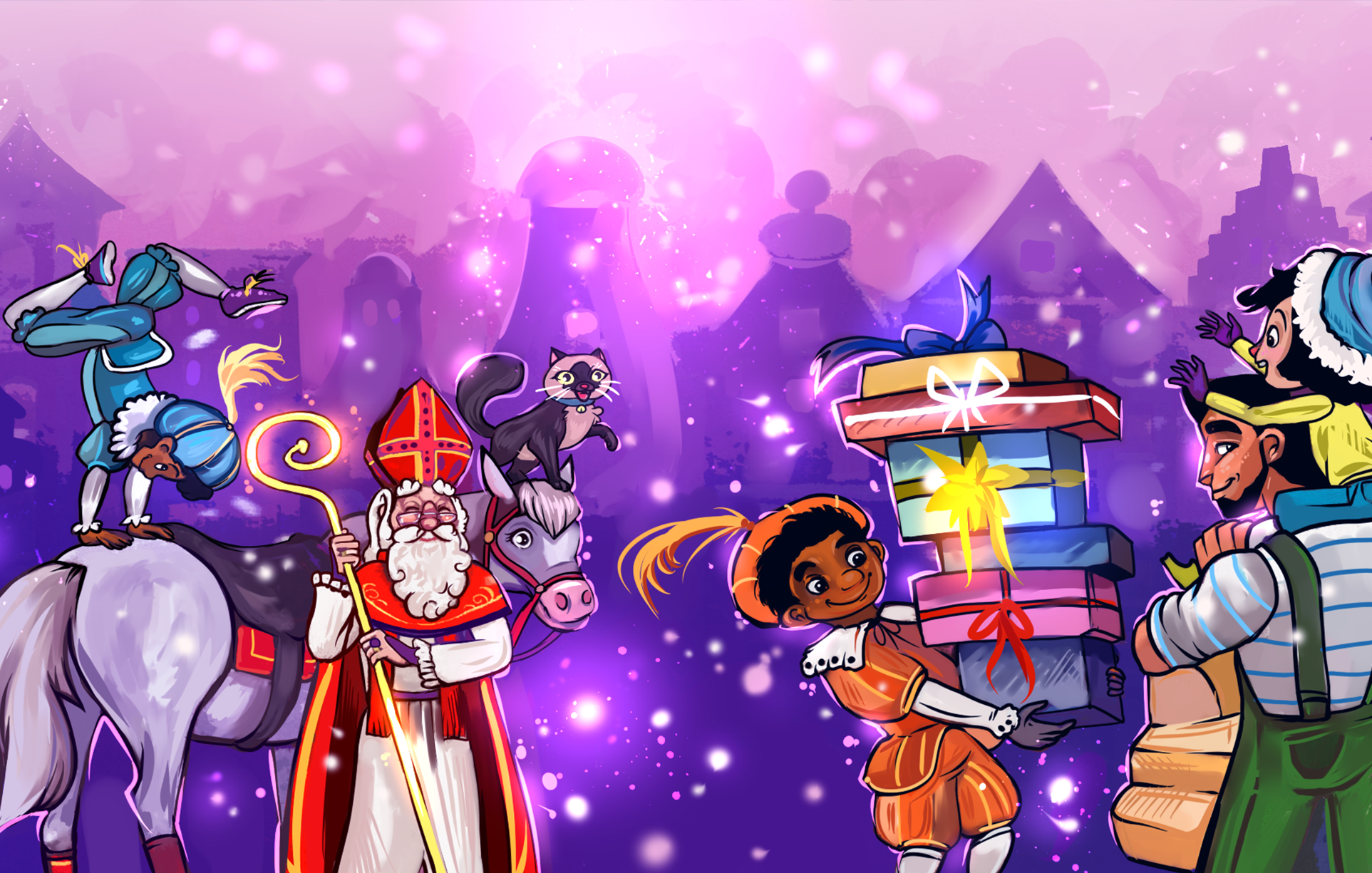 Diamond Painting Sinterklaasavond (Morgen In Huis)