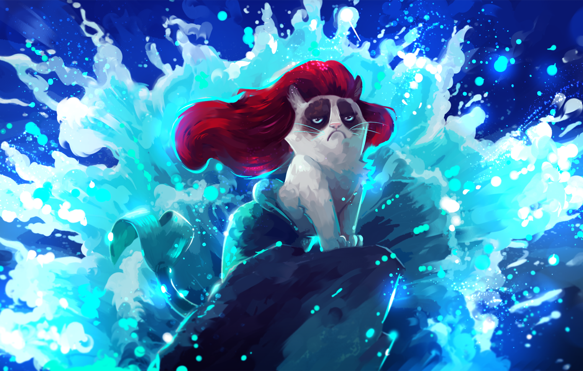 Diamond Painting Catty Mermaid (Morgen In Huis)