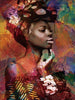 Afrikaanse vrouw met tulband-Diamond Painter