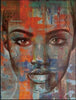 Afrikaanse vrouw rood-Diamond Painter