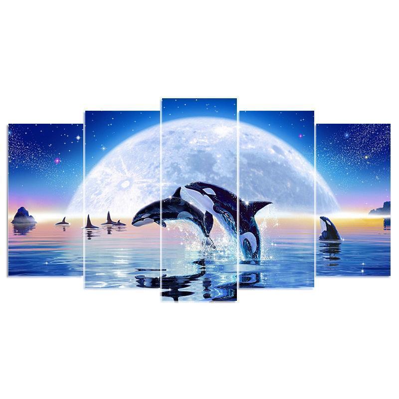 Diamond Painting 5 Luiken Orcas-Diamond Painter