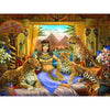 Diamond Painting Egyptische Godin Cleopatra Met Luipaarden-Diamond Painter