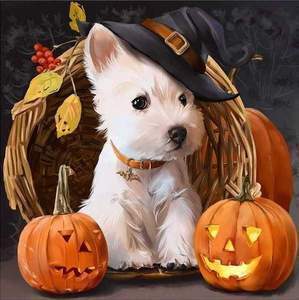 Diamond Painting Halloween Hond-Diamond Painter