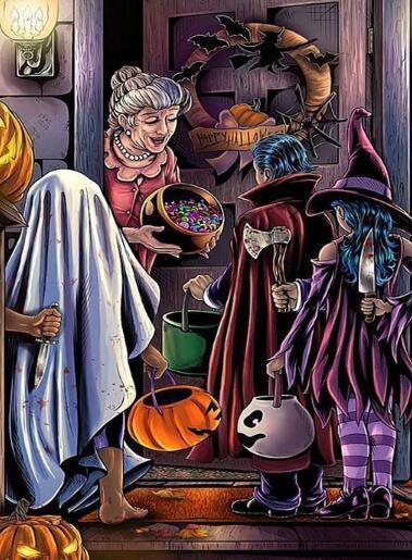 Diamond Painting Halloween Trick Or Treat-Diamond Painter