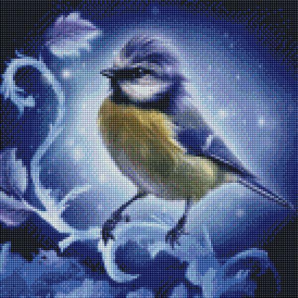 Diamond Painting Het IJs Musje eindresultaat Hobby Painter