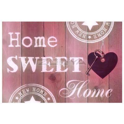 Diamond Painting Home Sweet Home Rood Met Hart-Diamond Painter