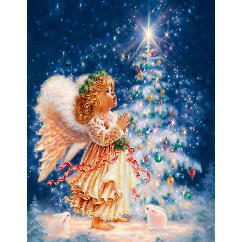 Diamond Painting Kerst Engel 2-Diamond Painter