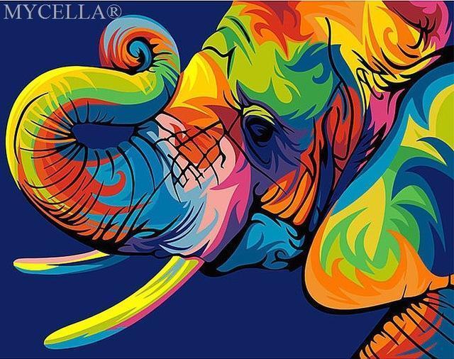 Diamond Painting Olifanten 18-Diamond Painter
