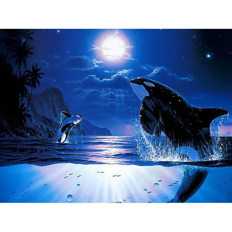 Diamond Painting Orcas-Diamond Painter