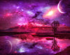Diamond Painting Paarse Nacht-Diamond Painter