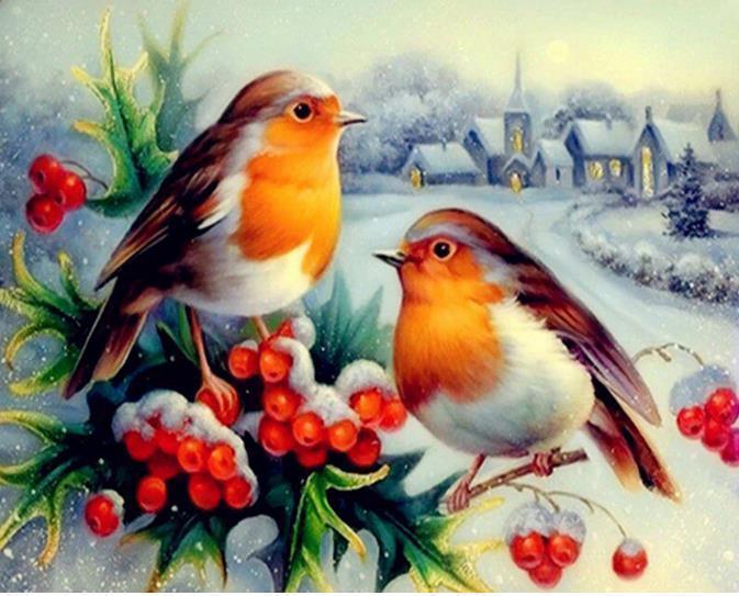 Diamond Painting Vogels 3-Diamond Painter