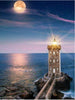 Diamond Painting Vuurtoren Volle Maan-Diamond Painter